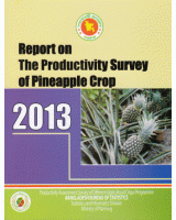 Report on the Productivity Survey of Pineapple Crop-2013